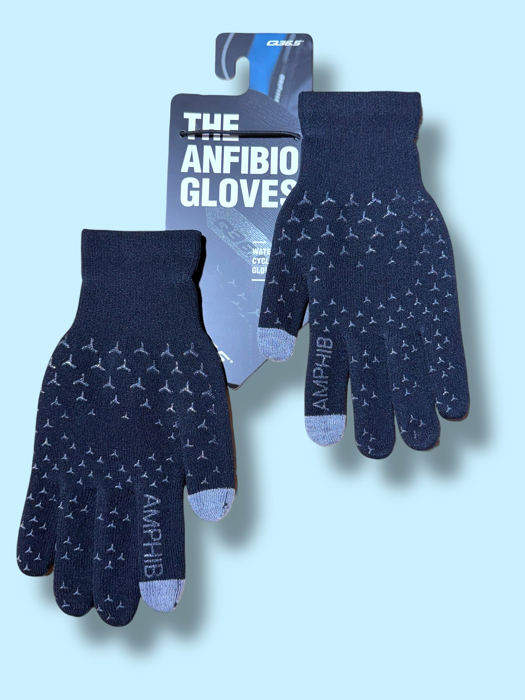 Amphibio Rain Gloves Waterproof Long finger |Q36.5|Cycling