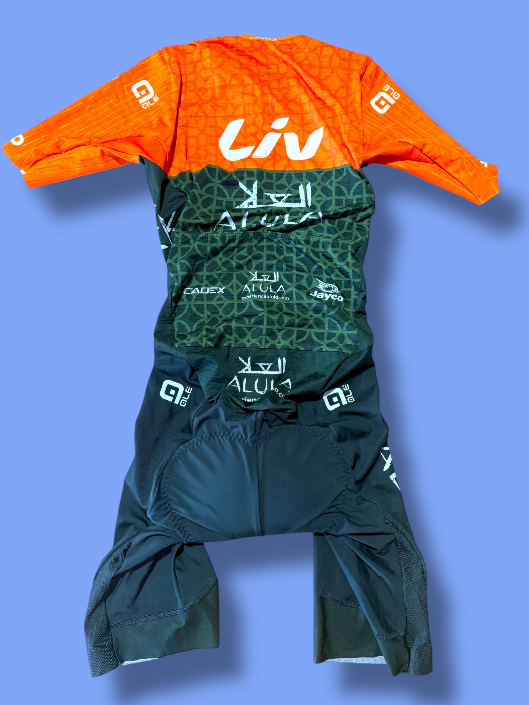 Aerosuit Road Racing Triathlon Roadsuit Womens| Ale |  Jayco Alula| Pro Cycling Kit