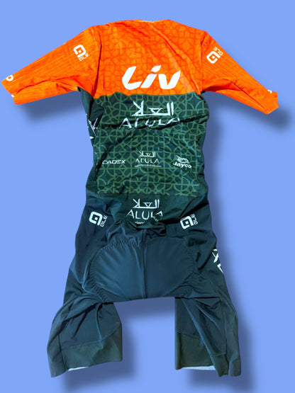 Aerosuit Road Racing Triathlon Roadsuit Womens| Ale |  Jayco Alula| Pro Cycling Kit