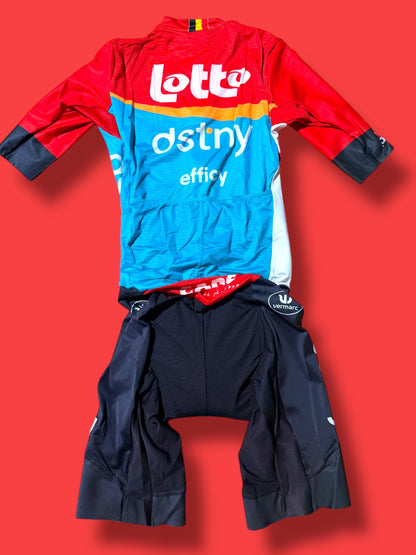 Aero Suit Roadsuit + Gloves Team Rider Issued |Lotto DSTNY Vermarc| Pro Cycling Kit