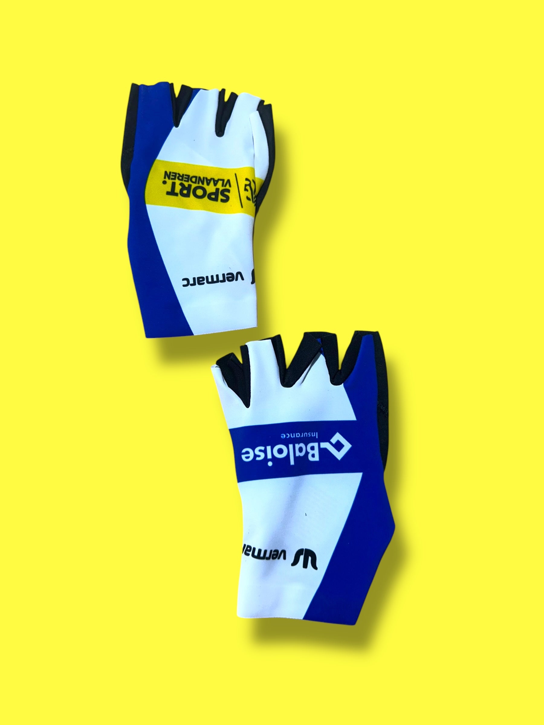Aero Mitts Gloves Rider Issued  | Vermarc |  Flanders Baloise| Pro Cycling Kit