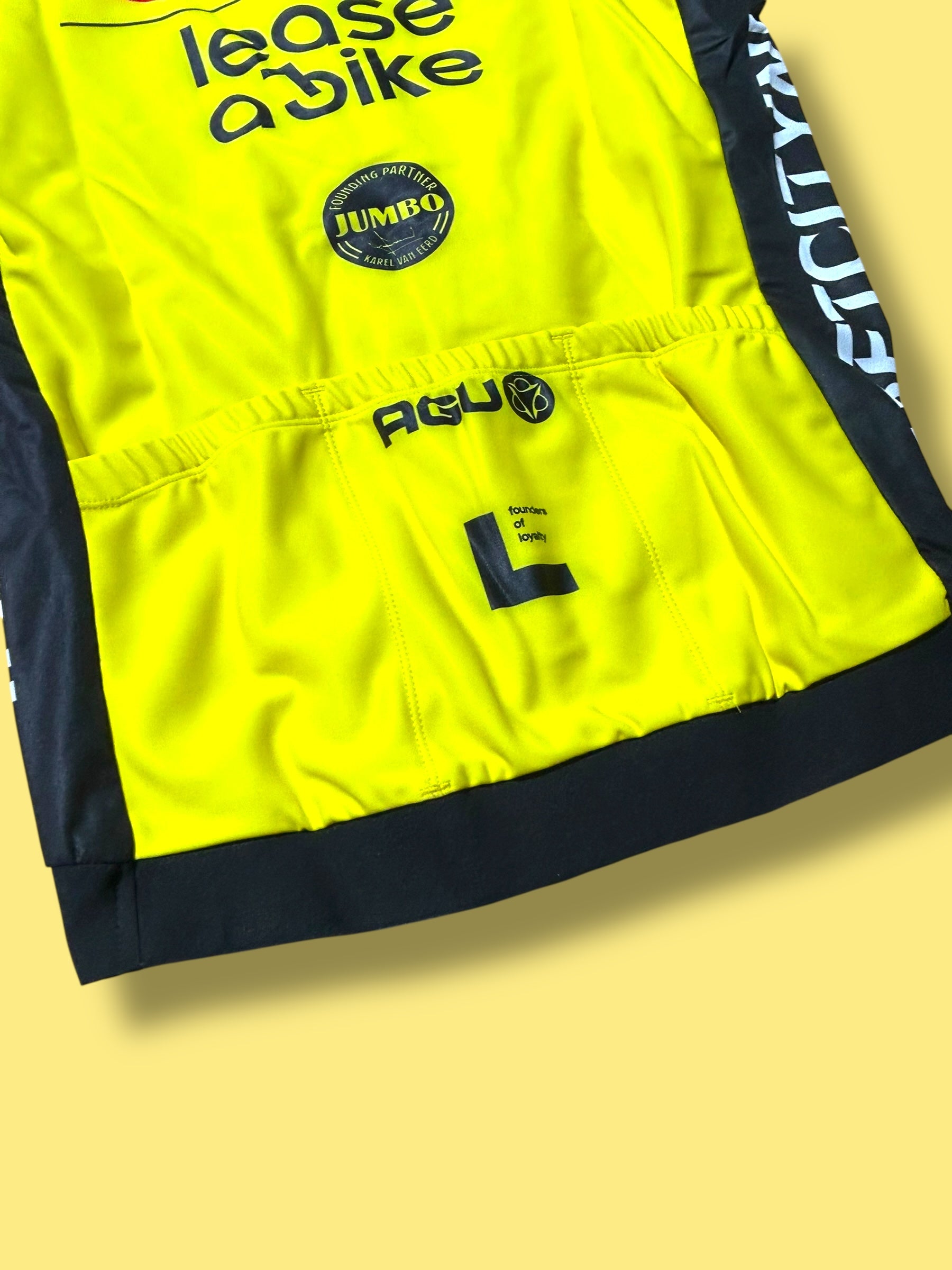 Winter Thermal Fleece Jacket -  Rider Issued | Jumbo Visma  | Agu | Pro Cycling Kit