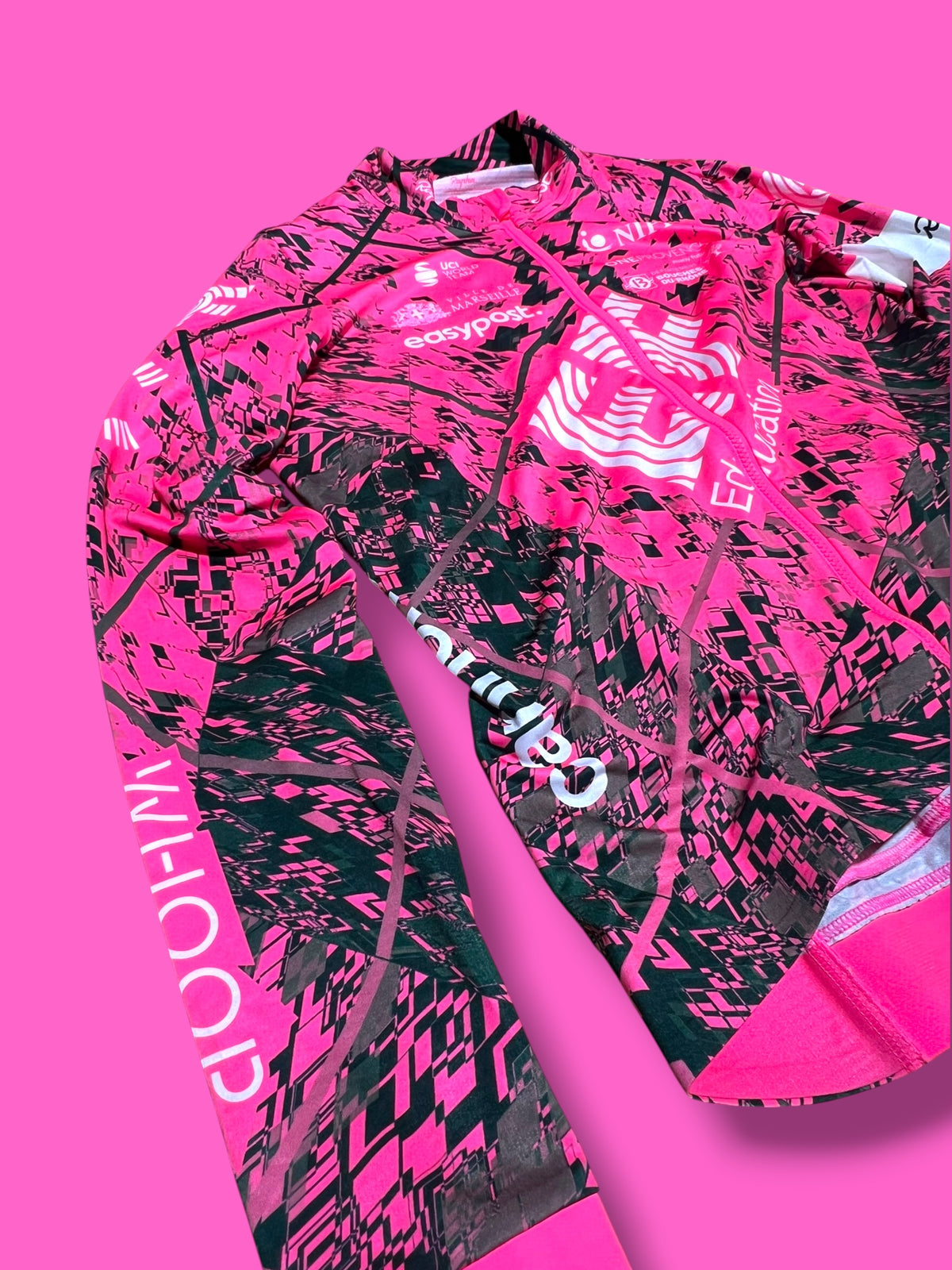 EF 2022 Midweight Jersey Pro Team Long Sleeve | EF Education First | Rapha Men's Pro Kit