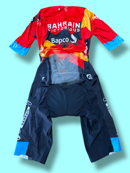 TT Suit Time Trial Triathlon Road Racing  Aerosuit| Ale |Bahrain Victorious| Pro Cycling Kit