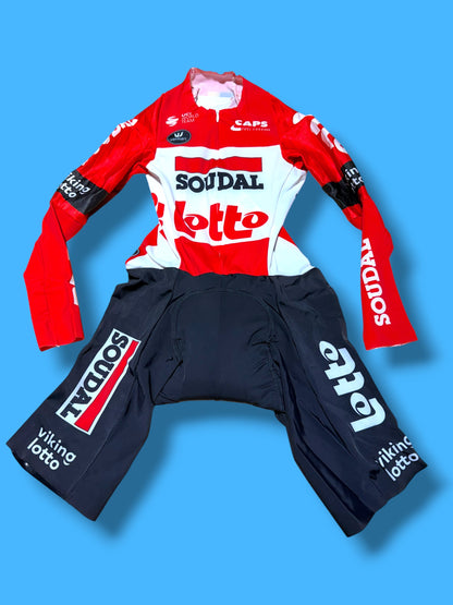 TT Suit Aerosuit Race Suit Caleb Ewan |Lotto Soudal |Vermarc Pro Cycling Kit
