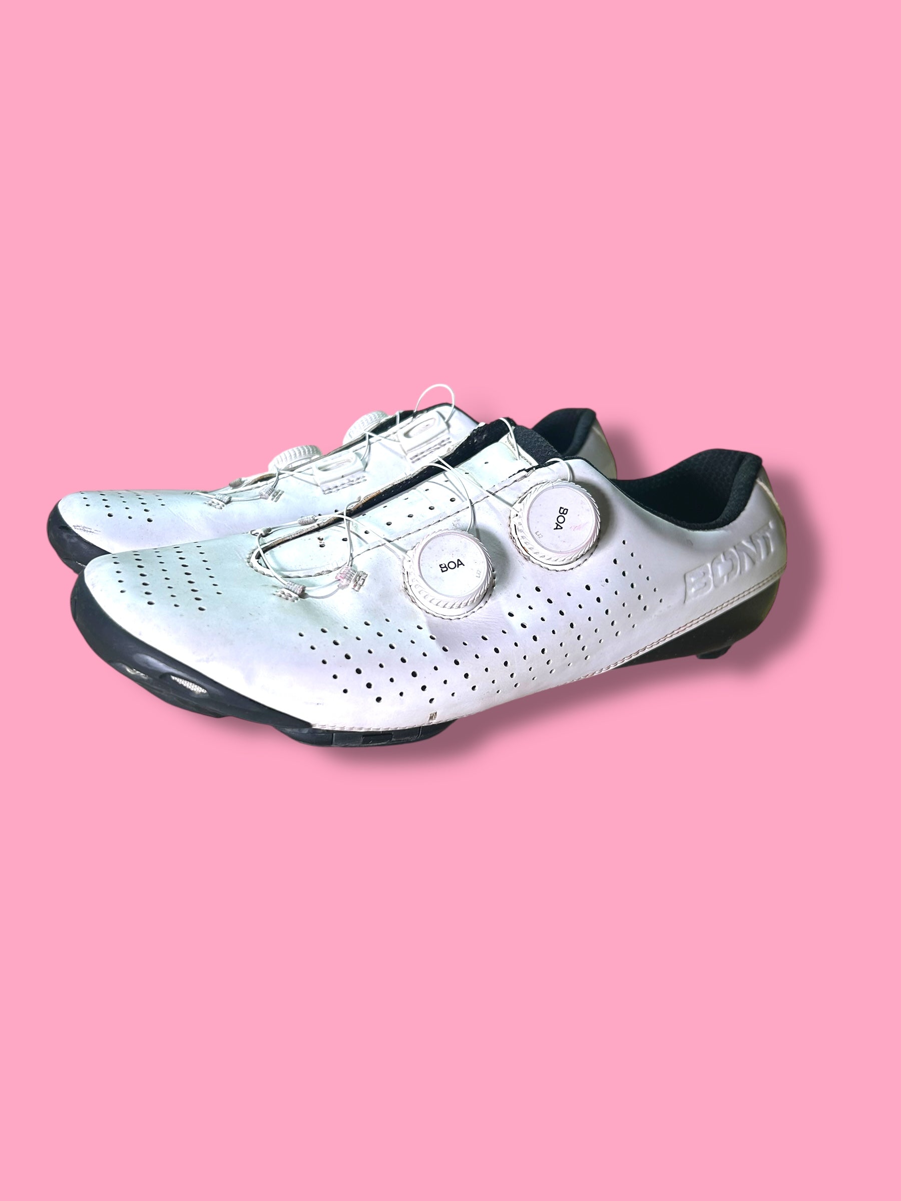 BONT Vaypor White Cycling Shoes | BONT |  EF Education First | Pro Cycling Kit