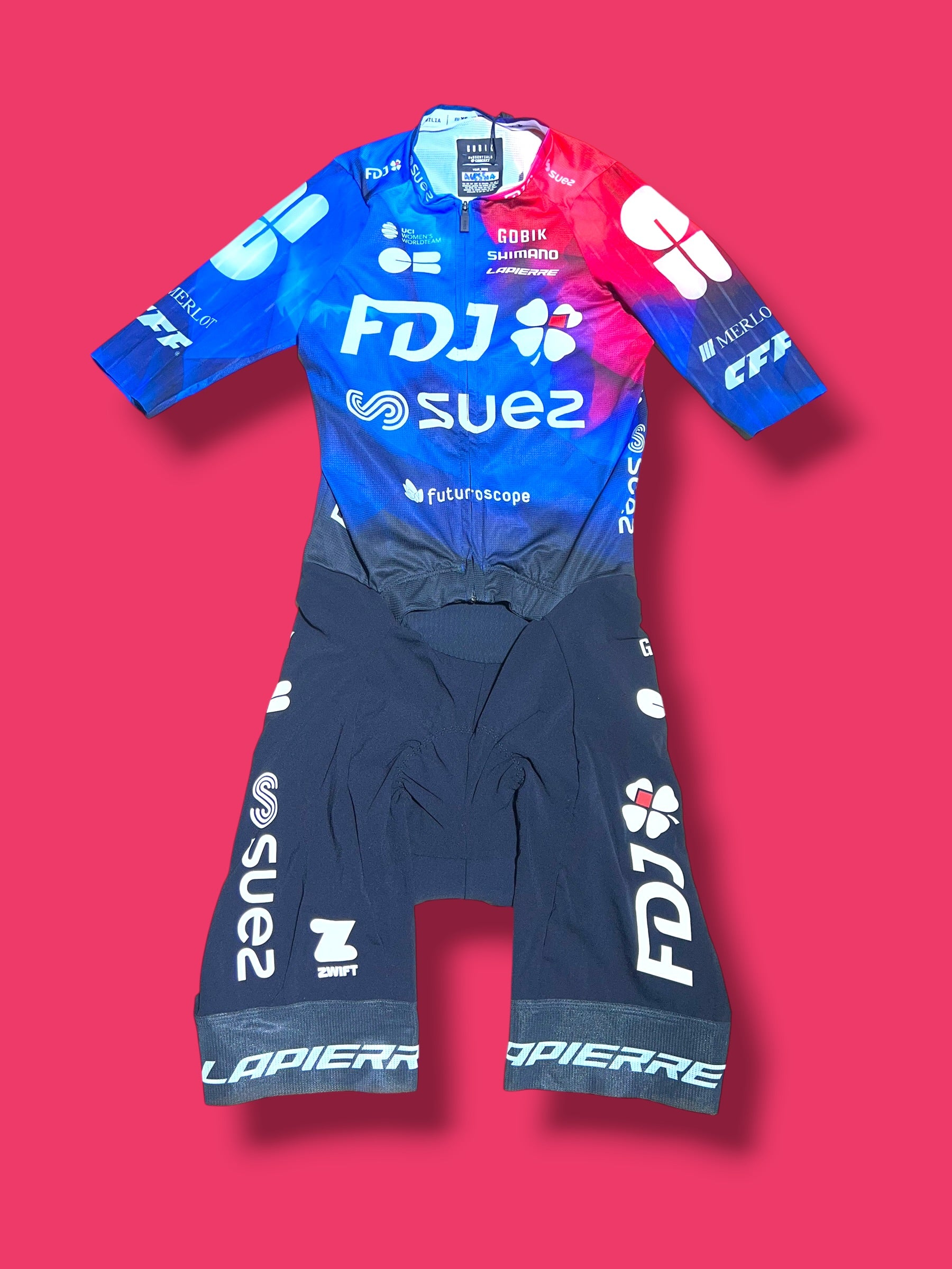 Aero Suit Race Suit  Womens|FDJ Suez |Gobik Pro Cycling Kit