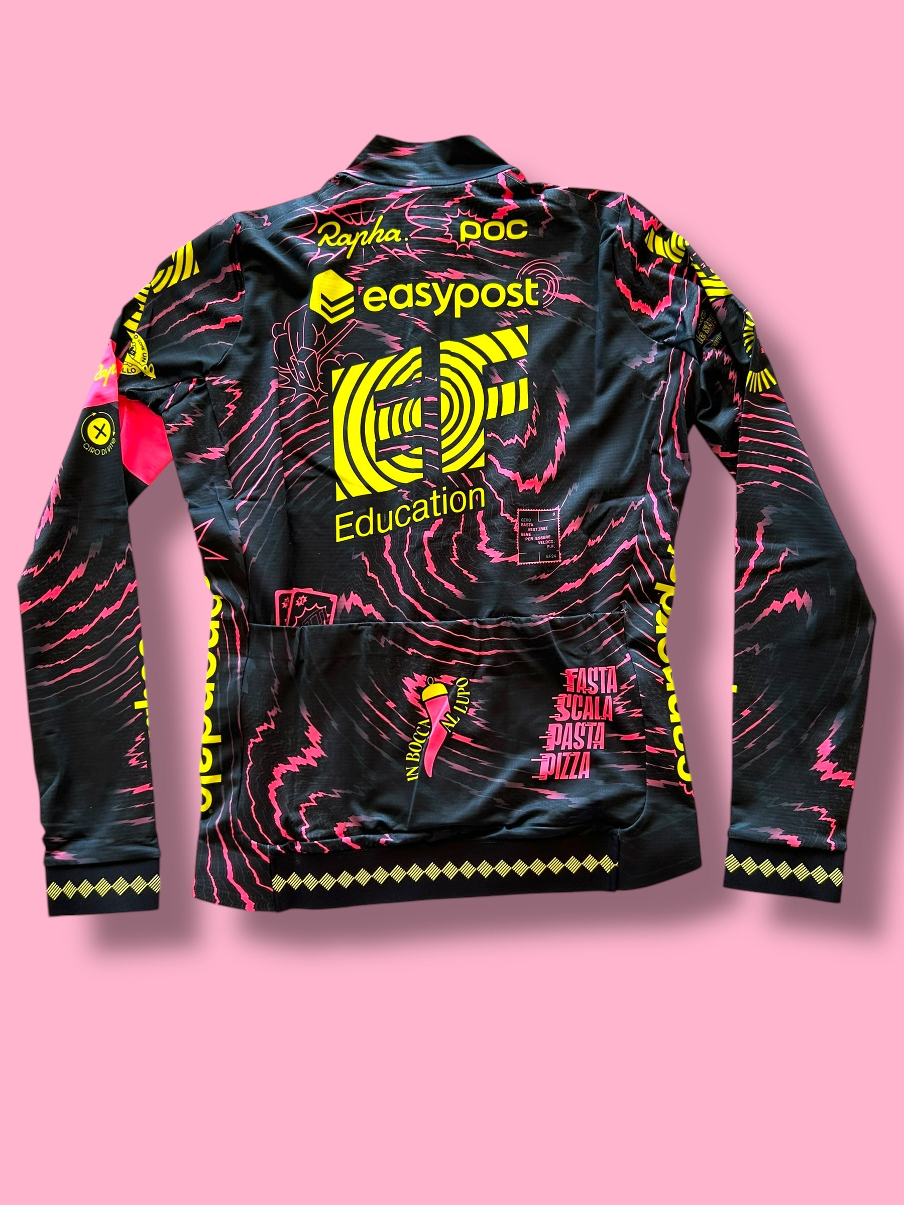 Thermal Long Sleeve Jersey Midweight Womens - Giro D'Italia Switchout | Rapha Pro Team |  EF Education First  | Pro Cycling Kit