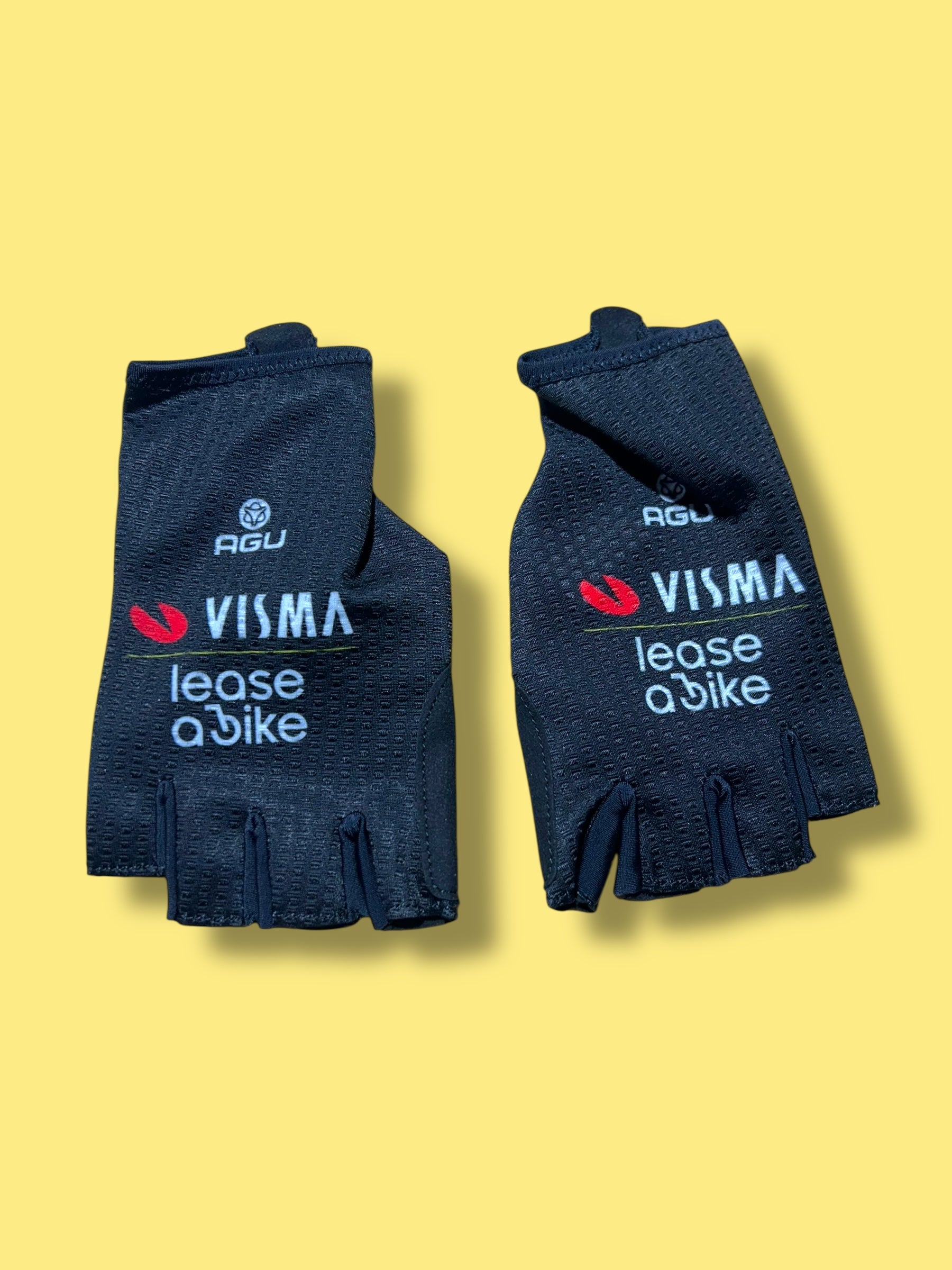Gloves Race Mitts UnPadded Lightweight Rider Issued  | Jumbo Visma  | Agu | Pro Cycling Kit