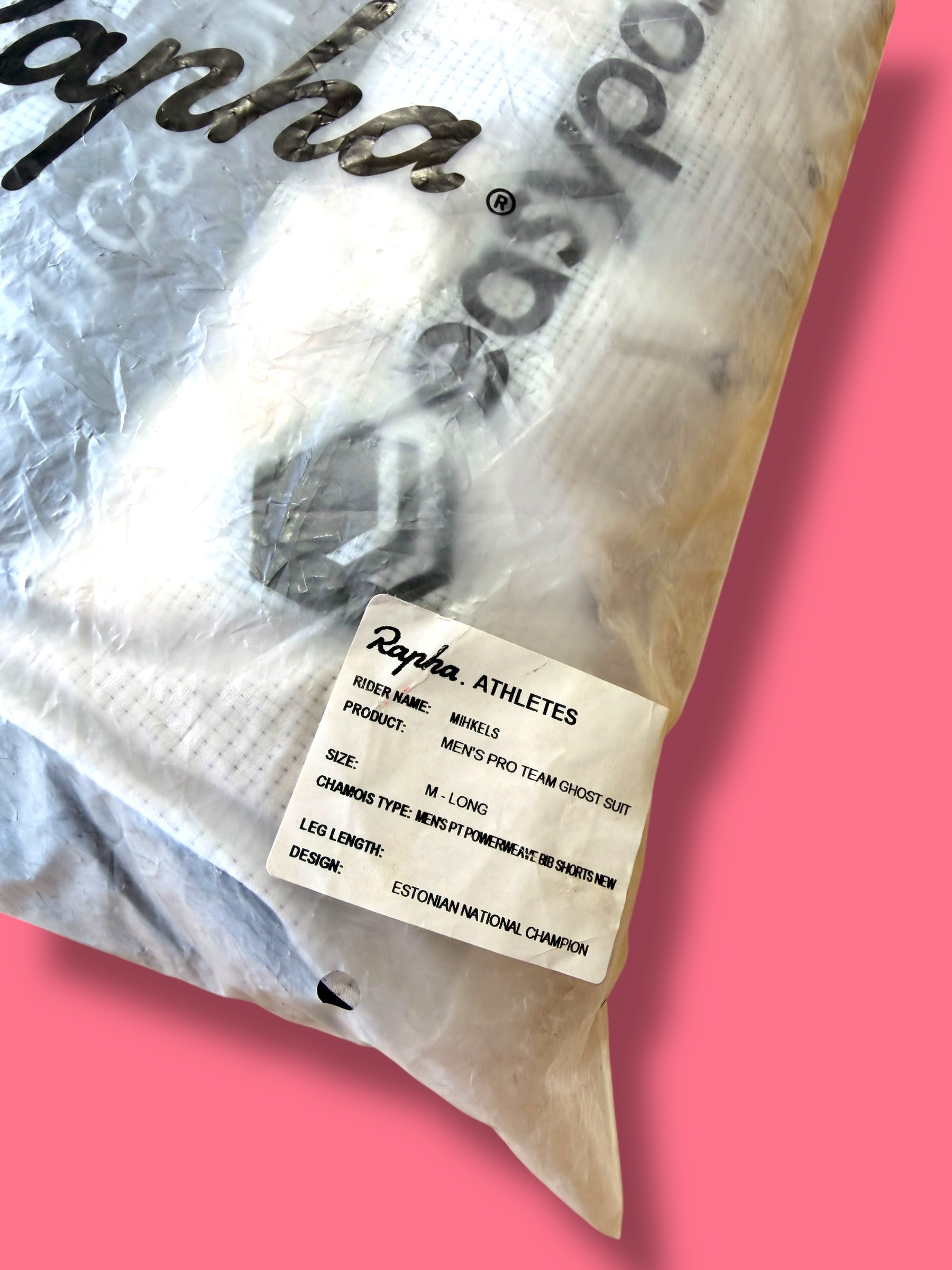 Pro Team Ghost Suit Roadsuit Estonaian Champion (prototype/exclusive!) |Rapha |EF Education First|Cycling