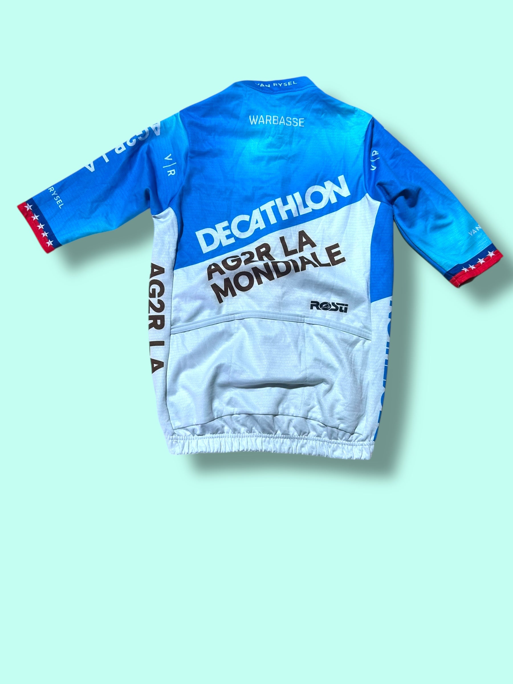 Jersey Midweight WARBASSE USA Thermal Short Sleeve Racing Maillot  Felpata  | Decathlon AG2R La Mondiale  | Rosti | Pro Cycling Kit