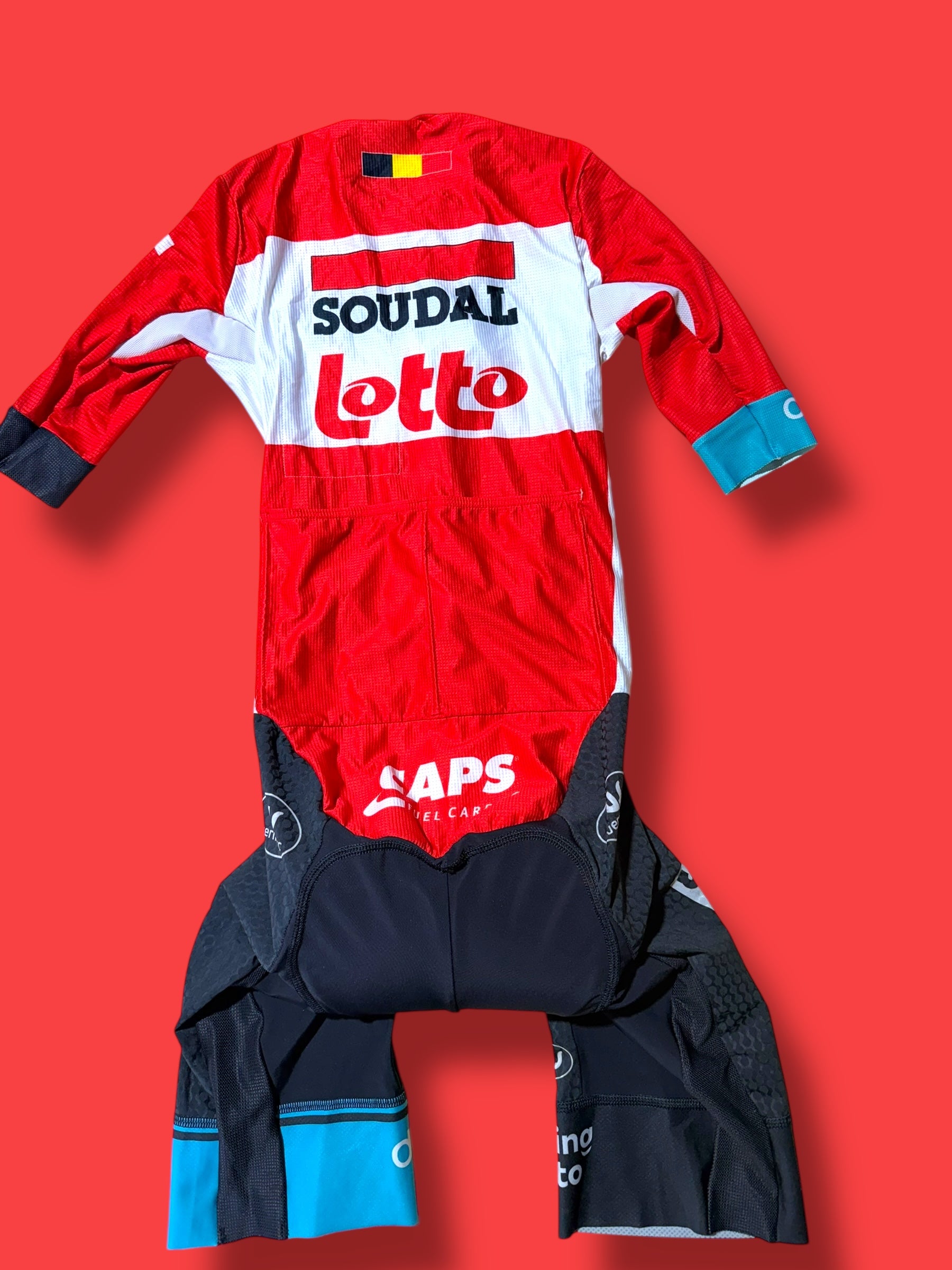 Aero Suit Roadsuit Team Rider Issued |Lotto DSTNY Vermarc| Pro Cycling Kit