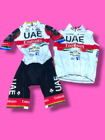 UAE Team Emirates Road Suit & Thermal Gilet Bundle Alexander Kristoff European Champion