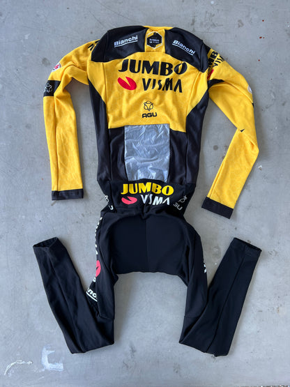 Jumbo Visma | Agu Long Sleeve Winter TT Suit | XS | Rider-Issued Pro Team Kit
