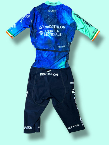 Roadsuit SAM BENNETT Aerosuit Racing Body Domina  | Decathlon AG2R La Mondiale  | Rosti | Pro Cycling Kit