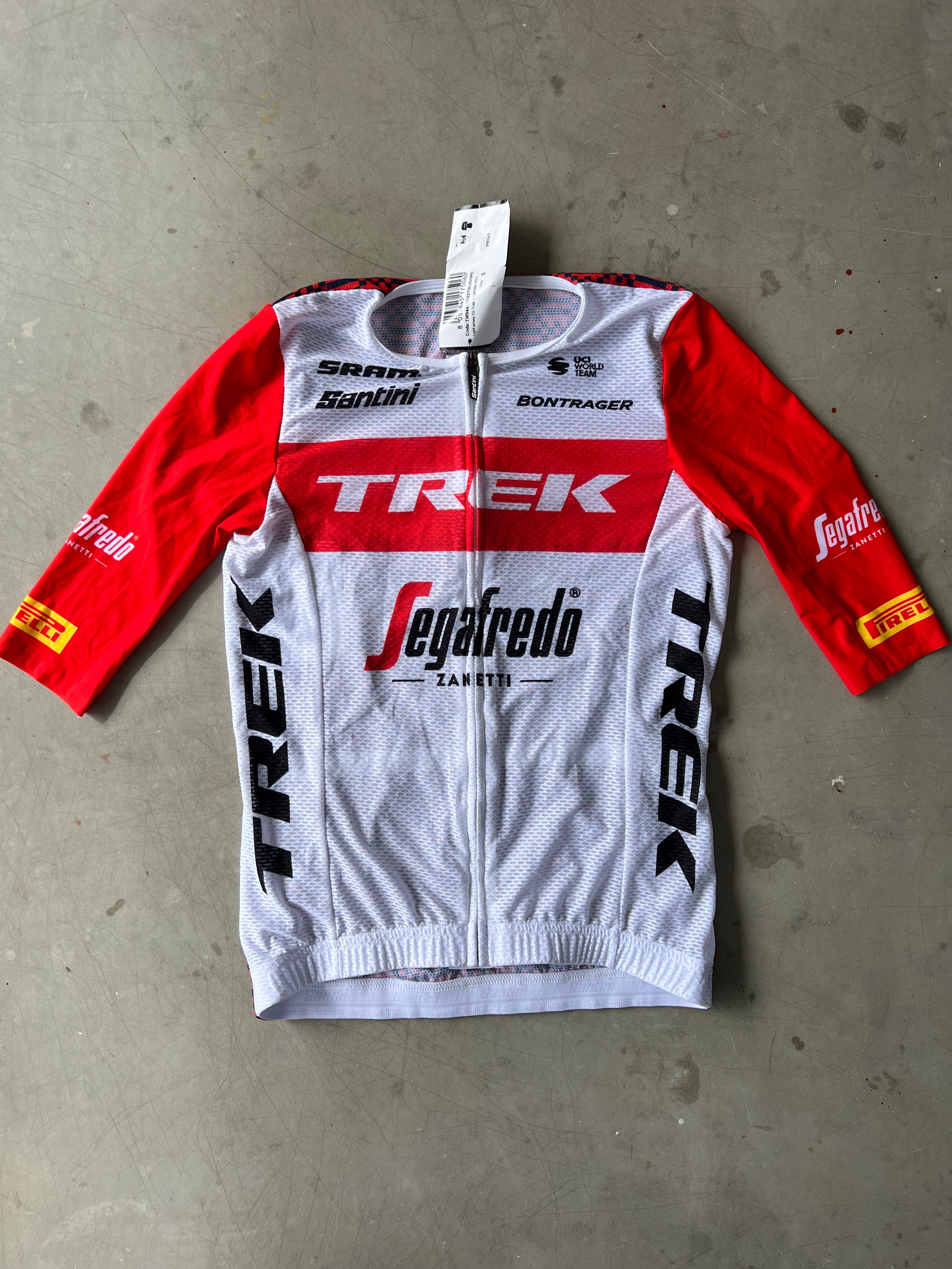 Trek Segafredo | Santini Bundle - Summer Jersey and Bibs | White
