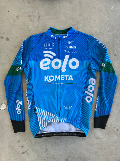 Eolo | Gobik Long Sleeve Thermal Jersey | Blue | XS | Rider-Issued Pro Team Kit