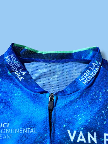 Aero Jersey  Lightweight Short Sleeve Racing Maillot  Ete  | Decathlon AG2R La Mondiale  | Rosti | Pro Cycling Kit