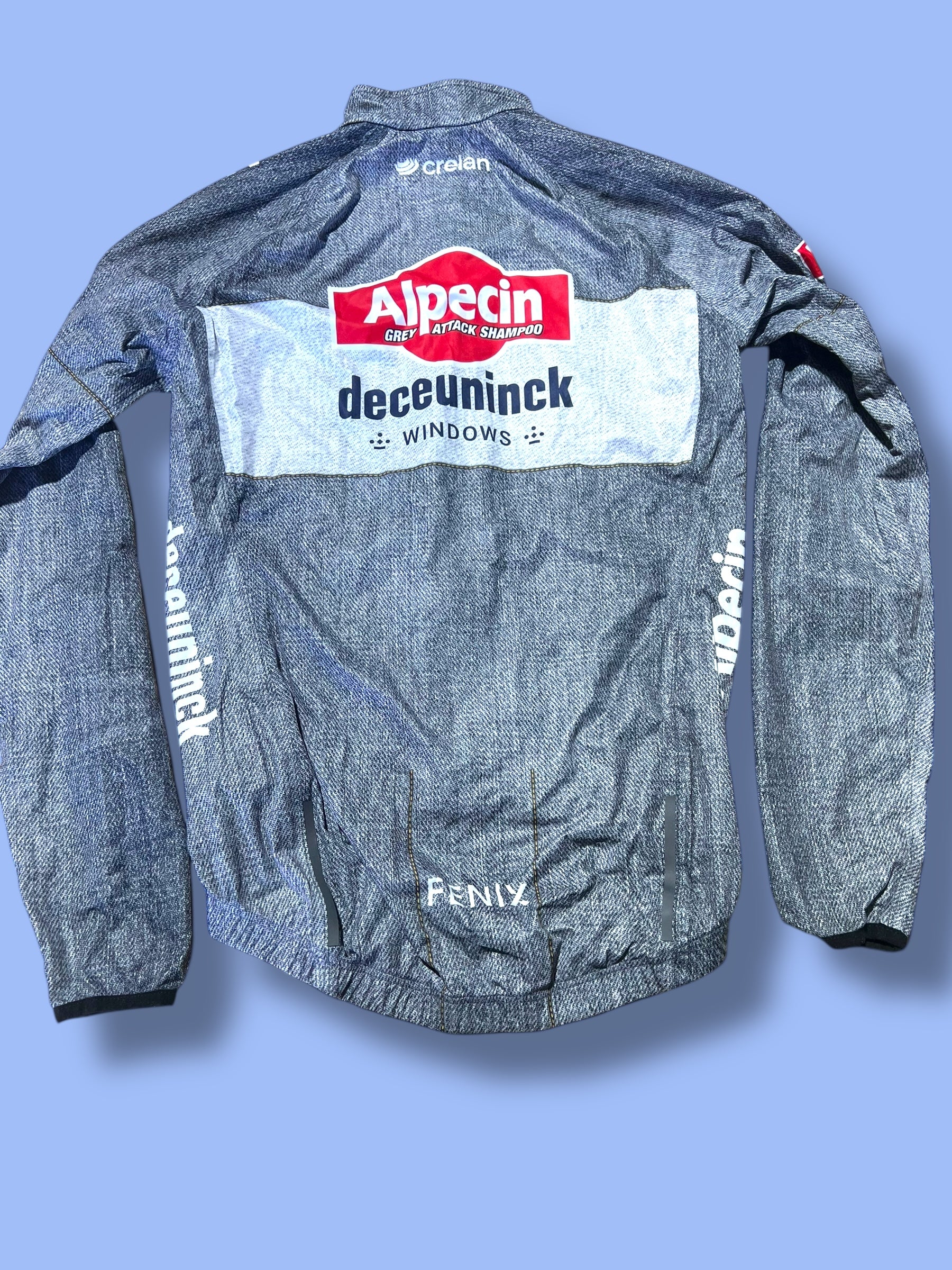 Rain Jacket Packable Tour de France  Water Resistant   | Alpecin Deceuninck Kalas| Pro Cycling Kit