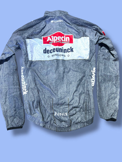 Rain Jacket Packable Tour de France  Water Resistant   | Alpecin Deceuninck Kalas| Pro Cycling Kit