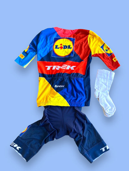 Cycling Kit Bundle - Summer Jersey, Bibs & Socks | Santini | Lidl Trek | Pro Cycling Kit