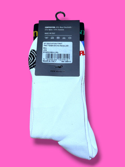 EF 2021 Pro Team Race Socks Kaleidoscope Giro d'Italia Switchout | EF Education First | Rapha Men's Pro Kit
