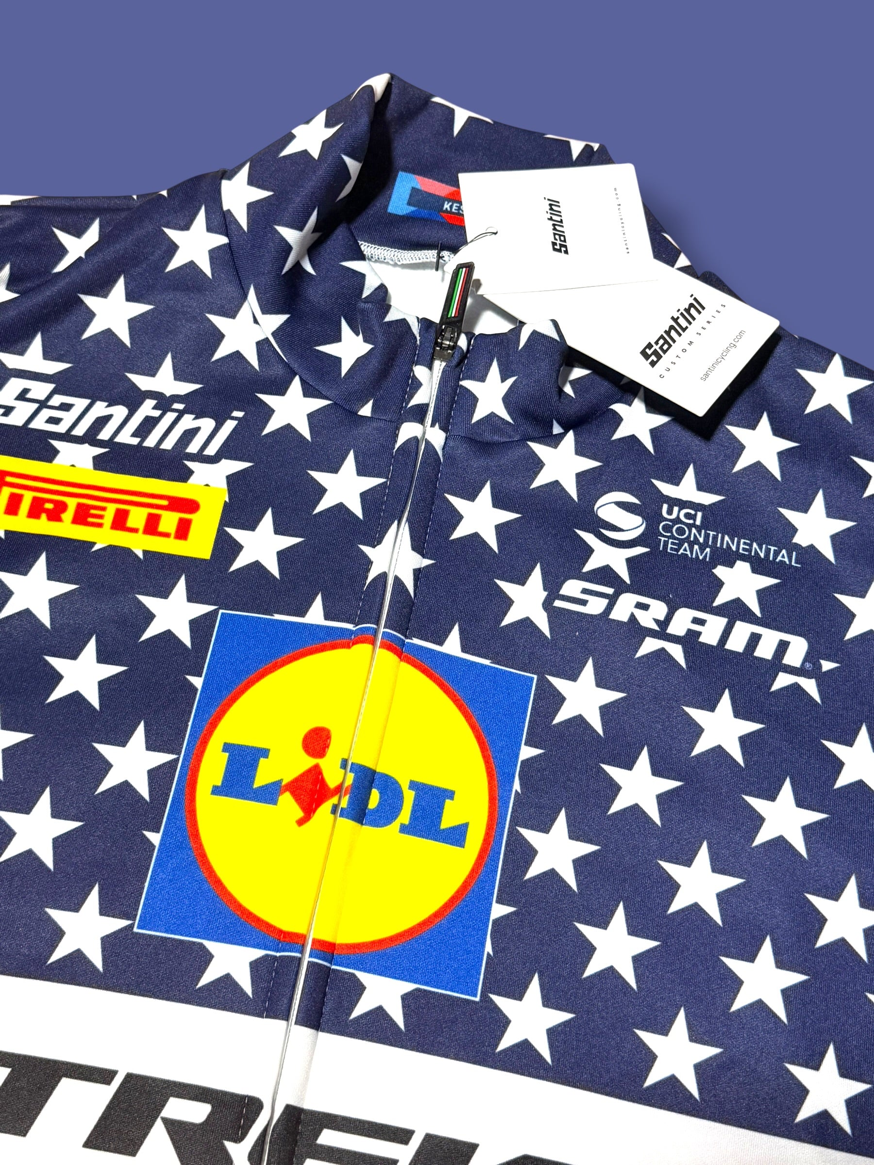 Thermal Winter Jersey|Lidl Trek  |Santini Pro Cycling Kit