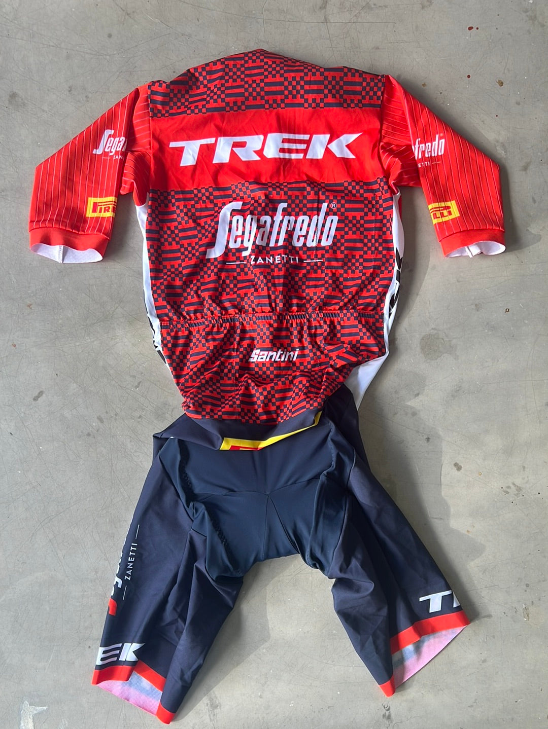 Aero Road Suit | Santini | Trek Segafredo | Pro-Issued Cycling Kit