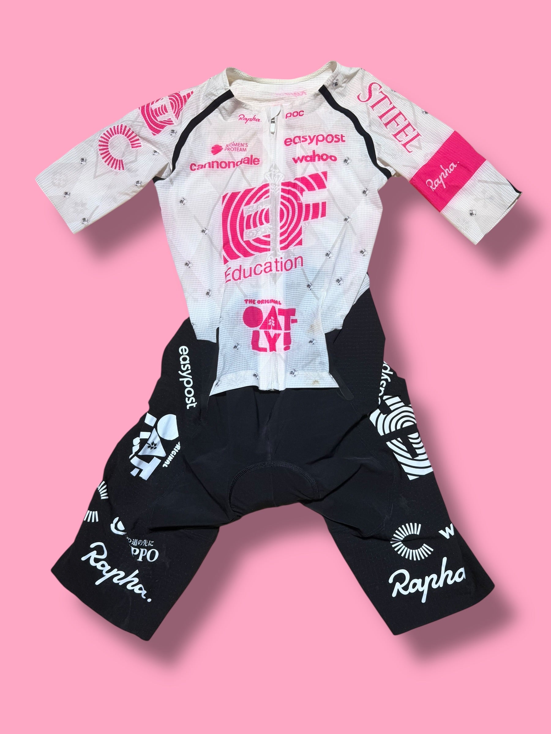 Womens Pro Team Ghost Suit Roadsuit Giro D'Italia Switchout (prototype/exclusive!) |Rapha |EF Education First|Cycling