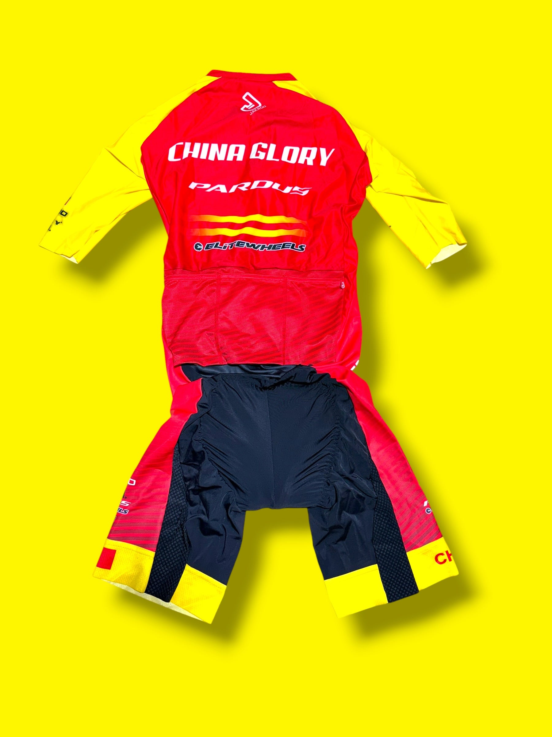Aerosuit Roadsuit with Pockets | Jackroo |  China Glory| Pro Cycling Kit
