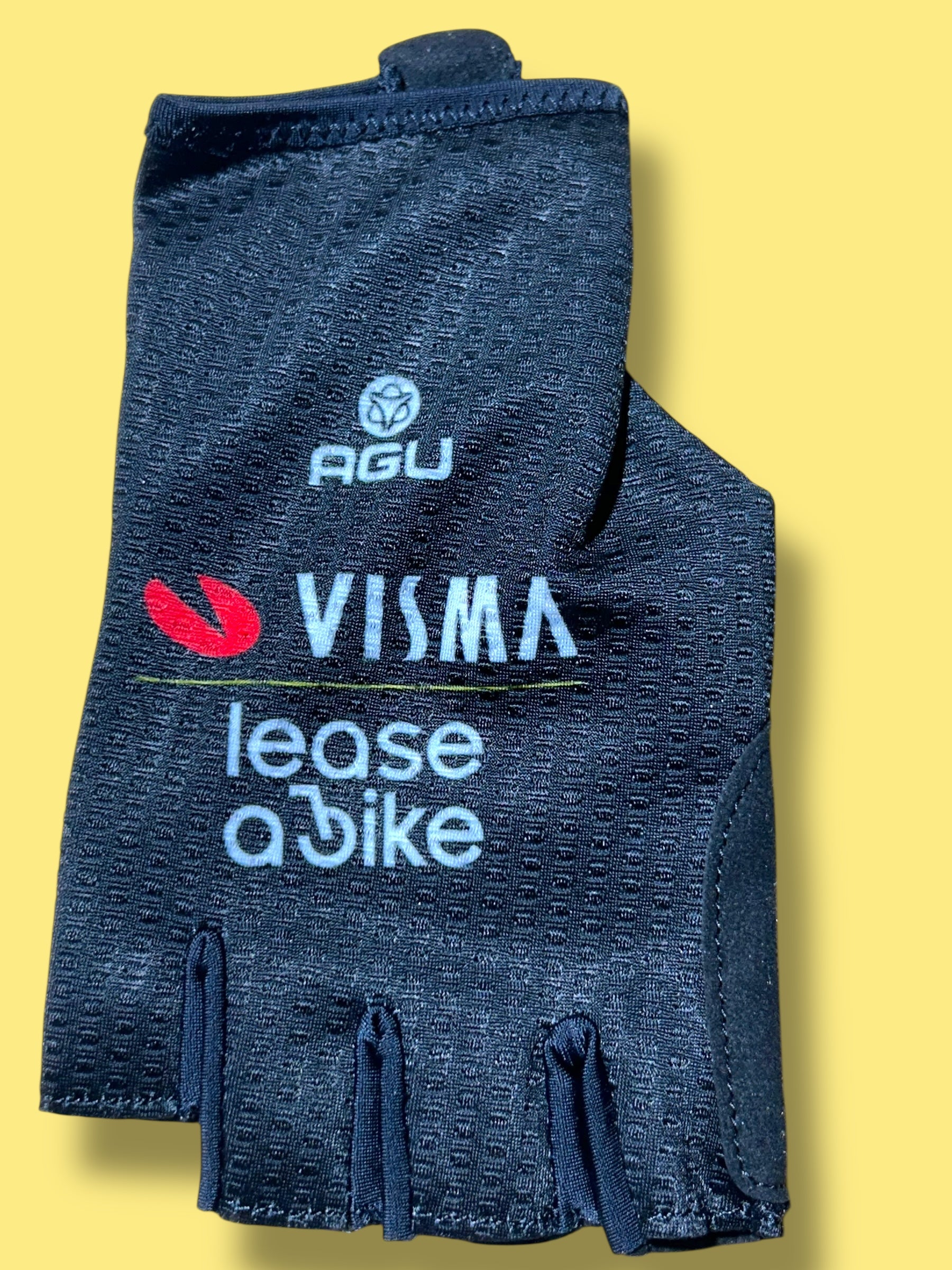Gloves Race Mitts UnPadded Lightweight Rider Issued  | Jumbo Visma  | Agu | Pro Cycling Kit