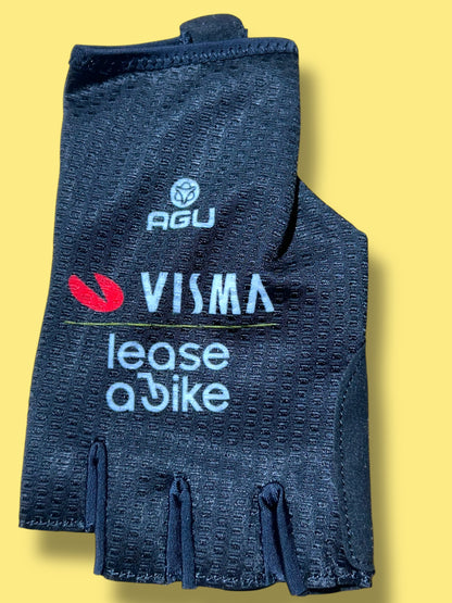 Gloves Race Mitts UnPadded Lightweight Rider Issued  | Jumbo Visma  | Agu | Pro Cycling Kit