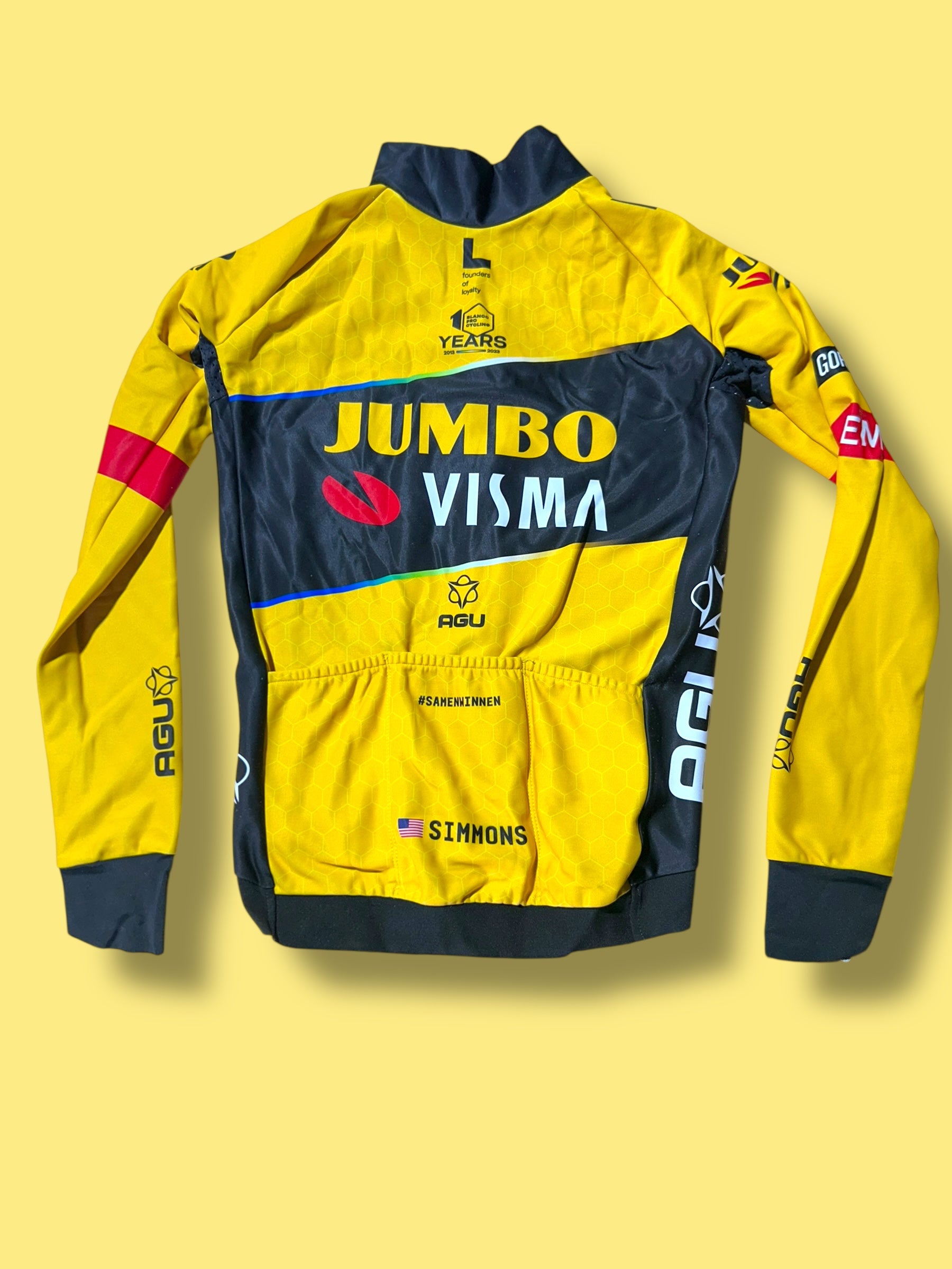 Winter Thermal Jersey Race -  Rider Issued | Jumbo Visma  | Agu | Pro Cycling Kit