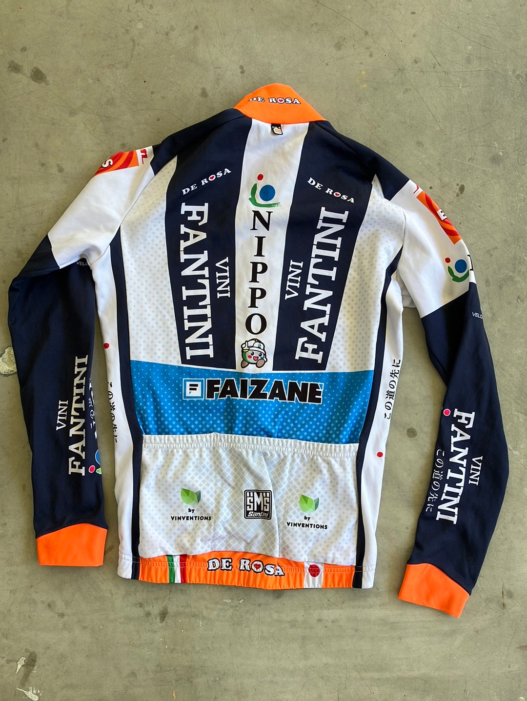 Nippo Fantini | Santini Long Sleeve Thermal Jersey | Rider-Issued Pro Team Kit