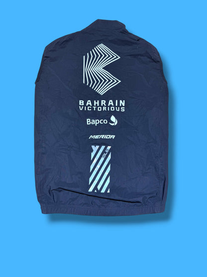 Black Rain Vest | Bahrain Victorious | Alé Pro Cycling Kit
