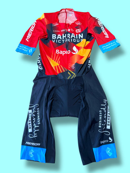 TT Suit Time Trial Triathlon Road Racing  Aerosuit| Ale |Bahrain Victorious| Pro Cycling Kit