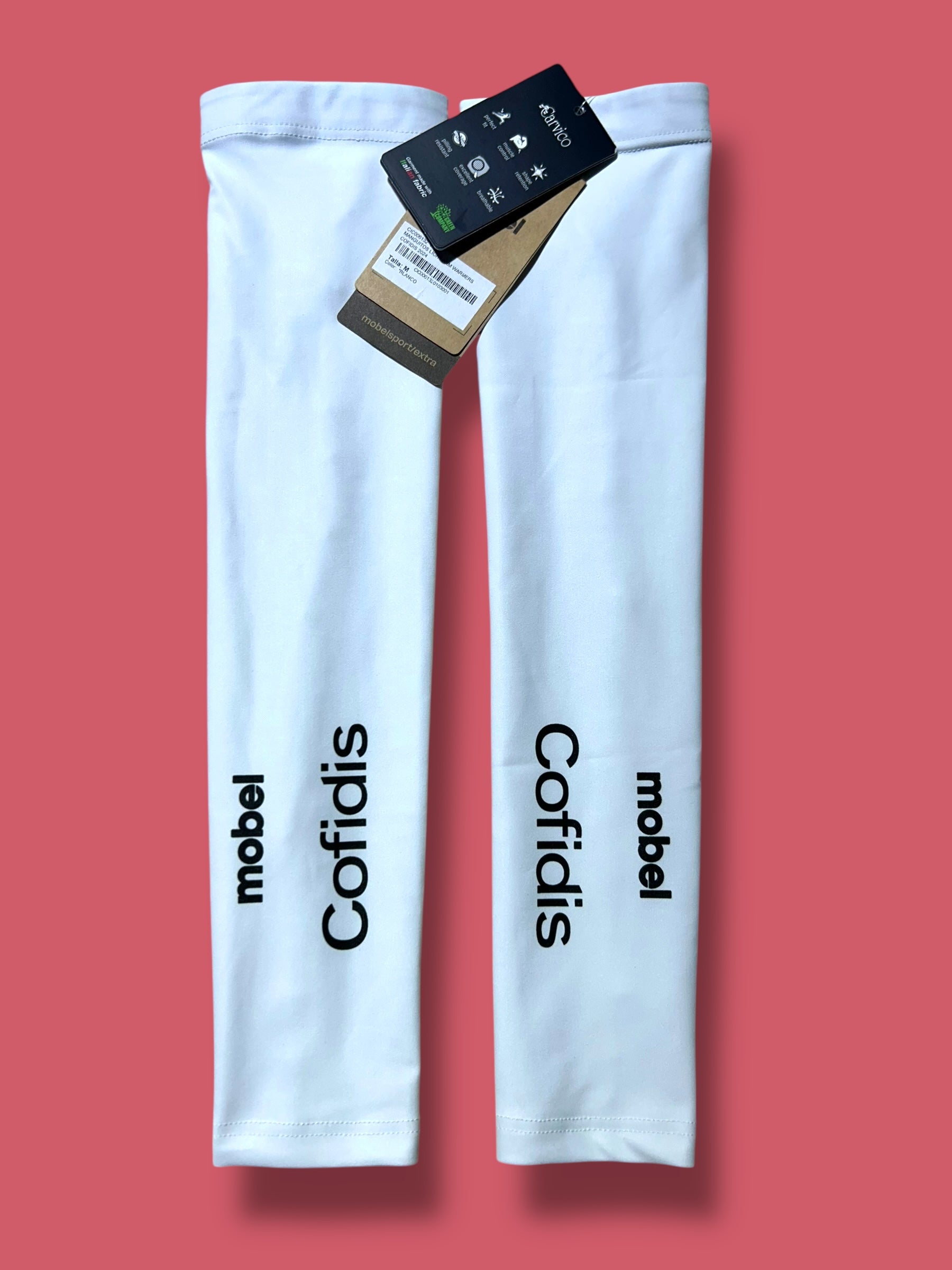 Arm Warmers Rider Issued Screens Light  |  Mobel |  Cofidis| Pro Cycling Kit