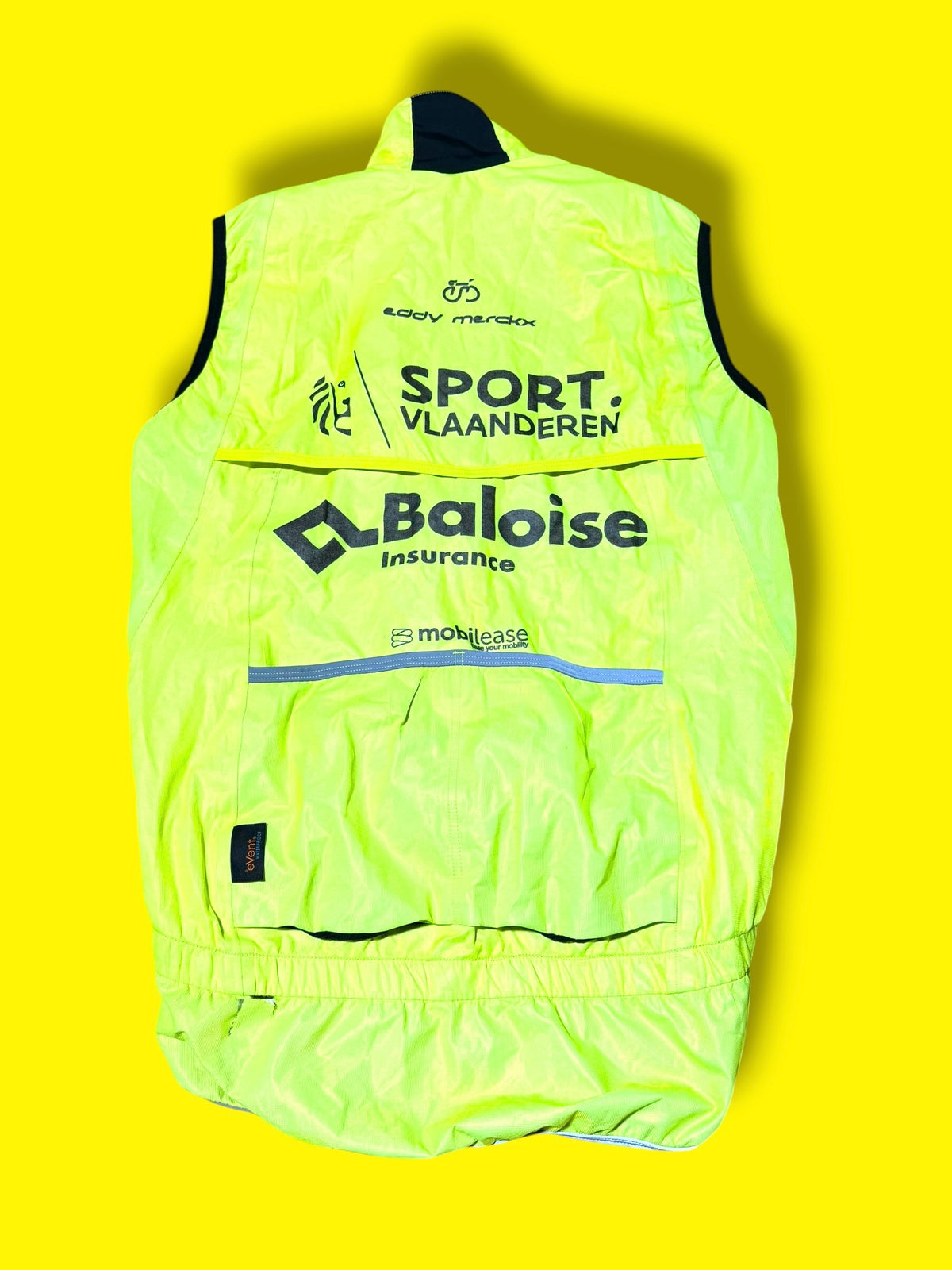 Rain Vest Gilet|Flanders Baloise|Vermarc Pro Cycling Kit