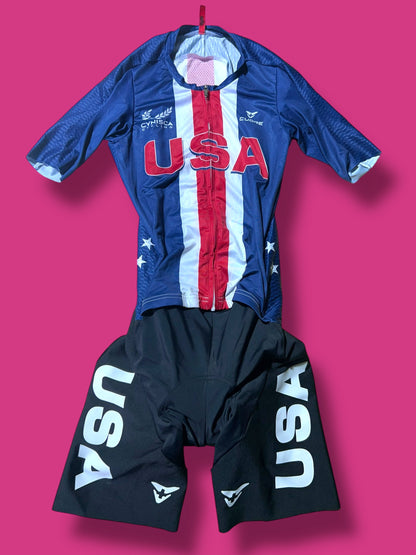 Aerosuit Roadsuit Road Racing | Team USA  | Cuore  | Pro Cycling Kit