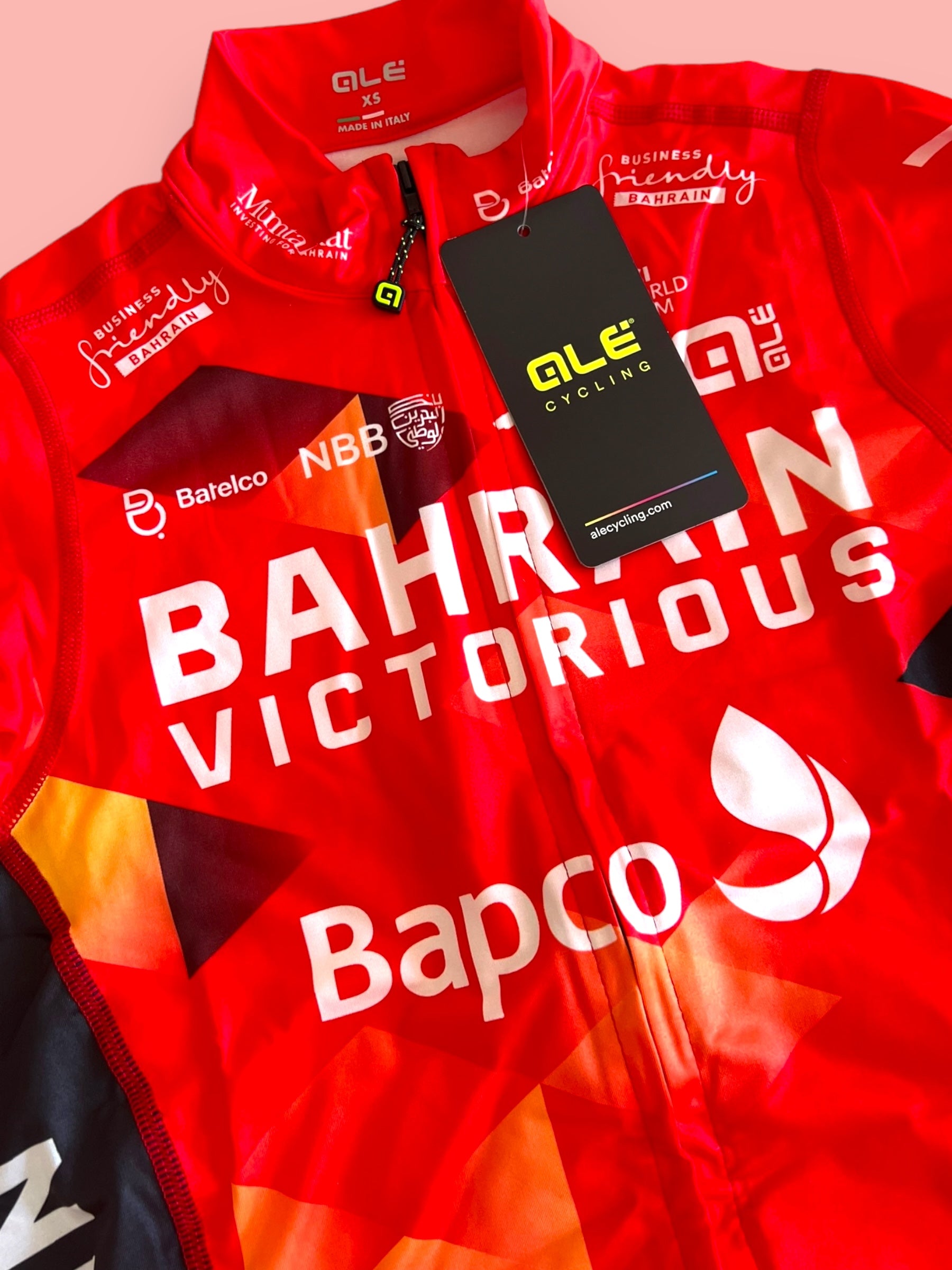 Mid-Weight Jersey Long Sleeve | Ale | Team Bahrain Victorious | Pro Cycling Kit