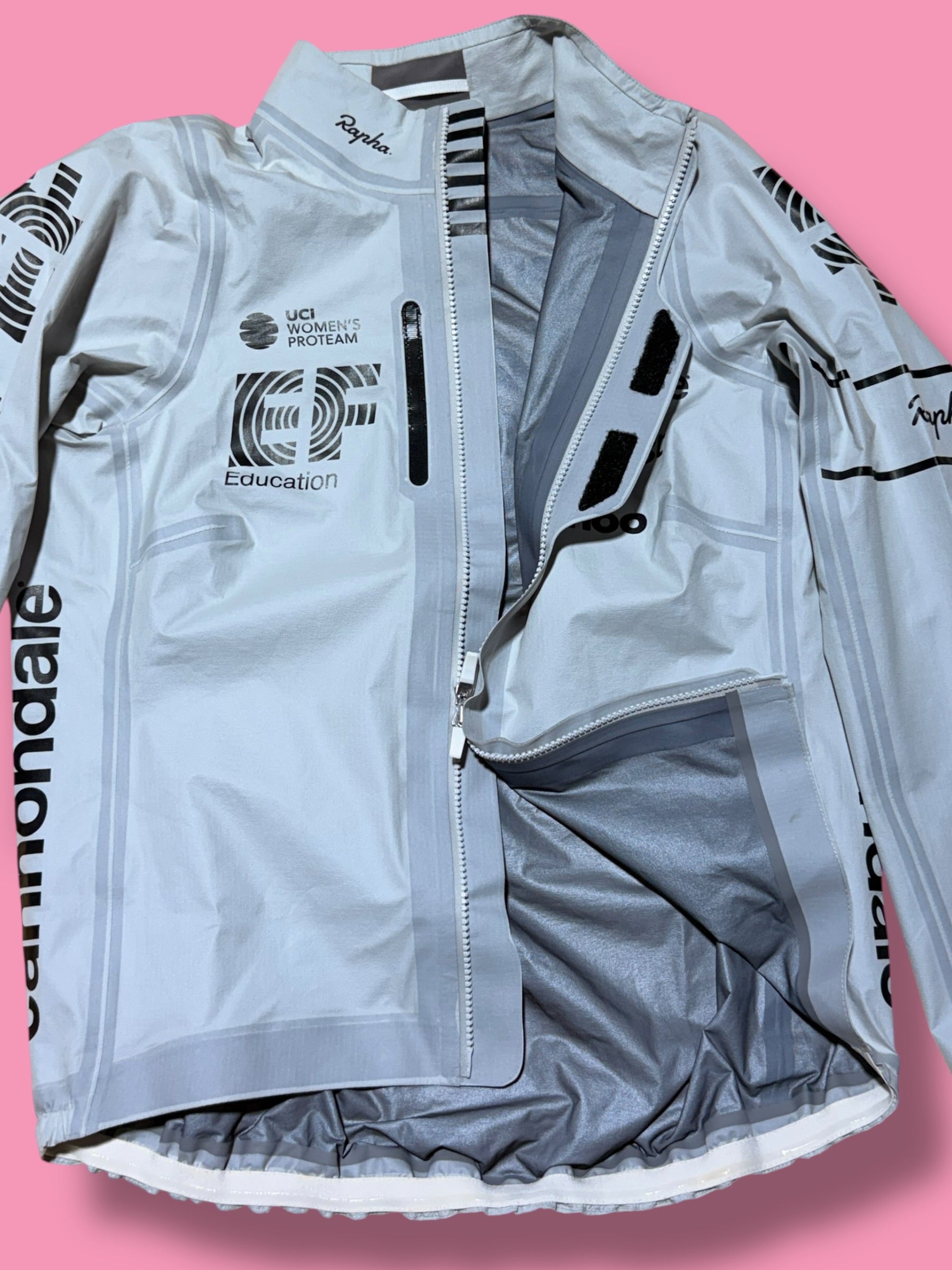 Womens Pro Team Lightweight Goretex Rain Jacket Giro Switchout  |Rapha |EF Education First|Cycling