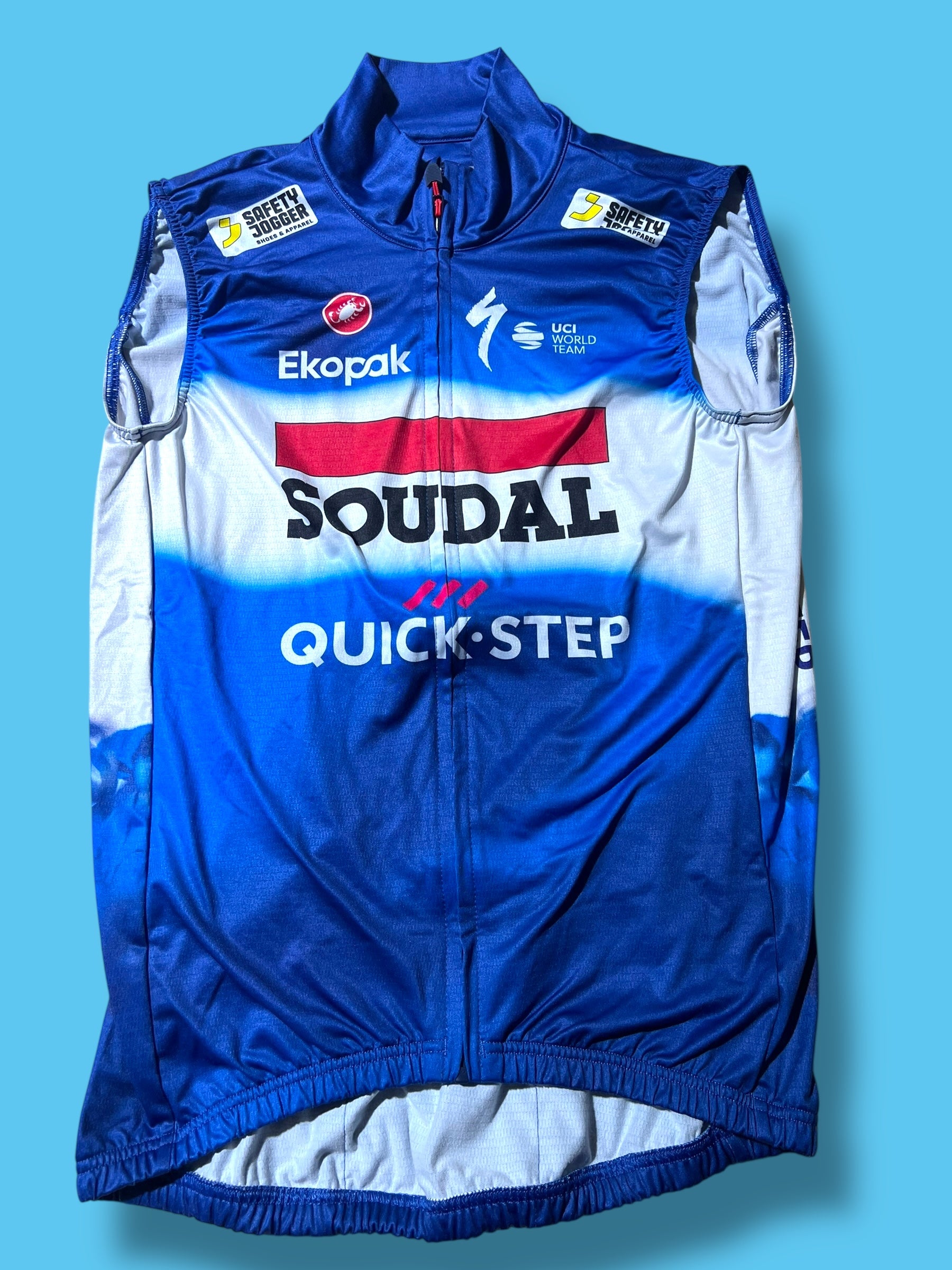 Thermal  Vest Gilet Race Winter Packable Fast!  | Castelli |  Soudal Quick-Step| Pro Cycling Kit