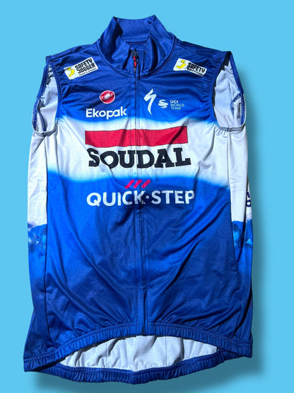 Thermal  Vest Gilet Race Winter Packable Fast!  | Castelli |  Soudal Quick-Step| Pro Cycling Kit