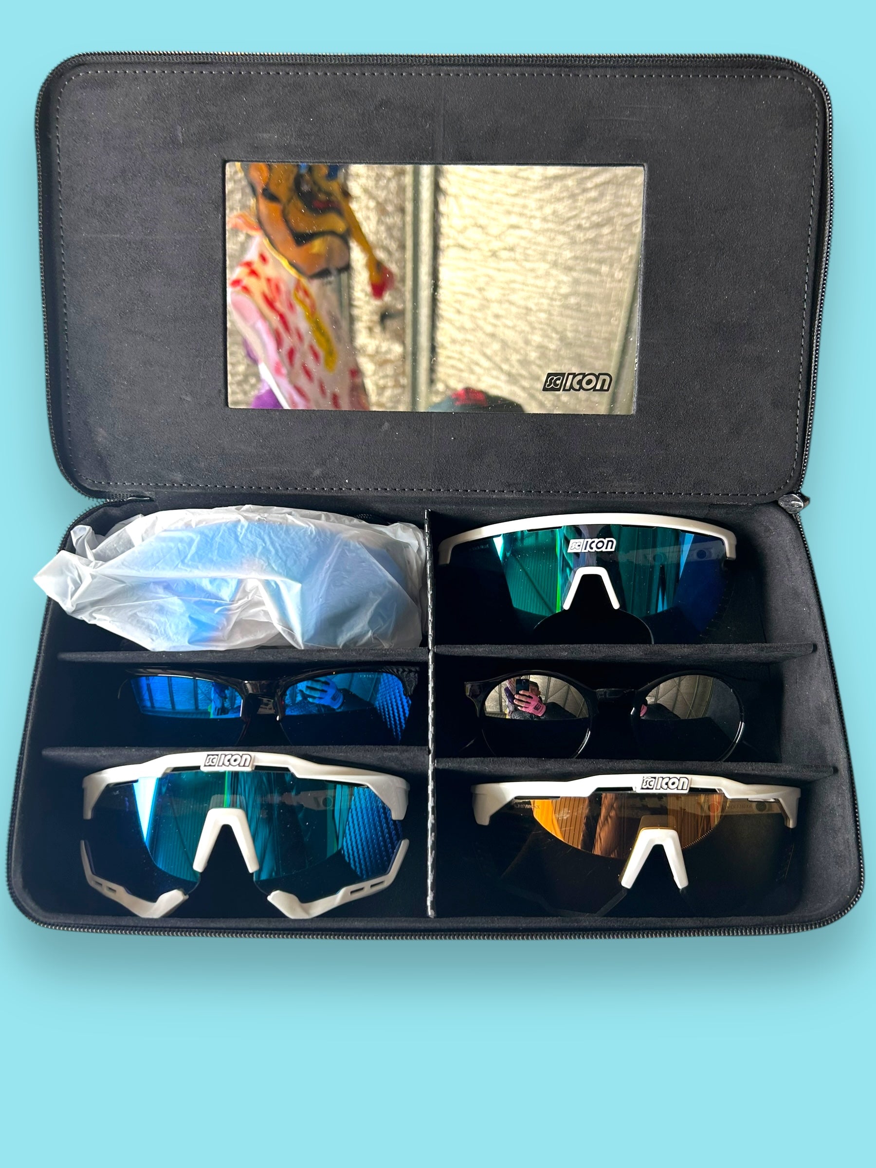 5 x Sunglasses Pack - Special Tour de France Edition | Scicon | Astana | Pro Team Cycling Kit