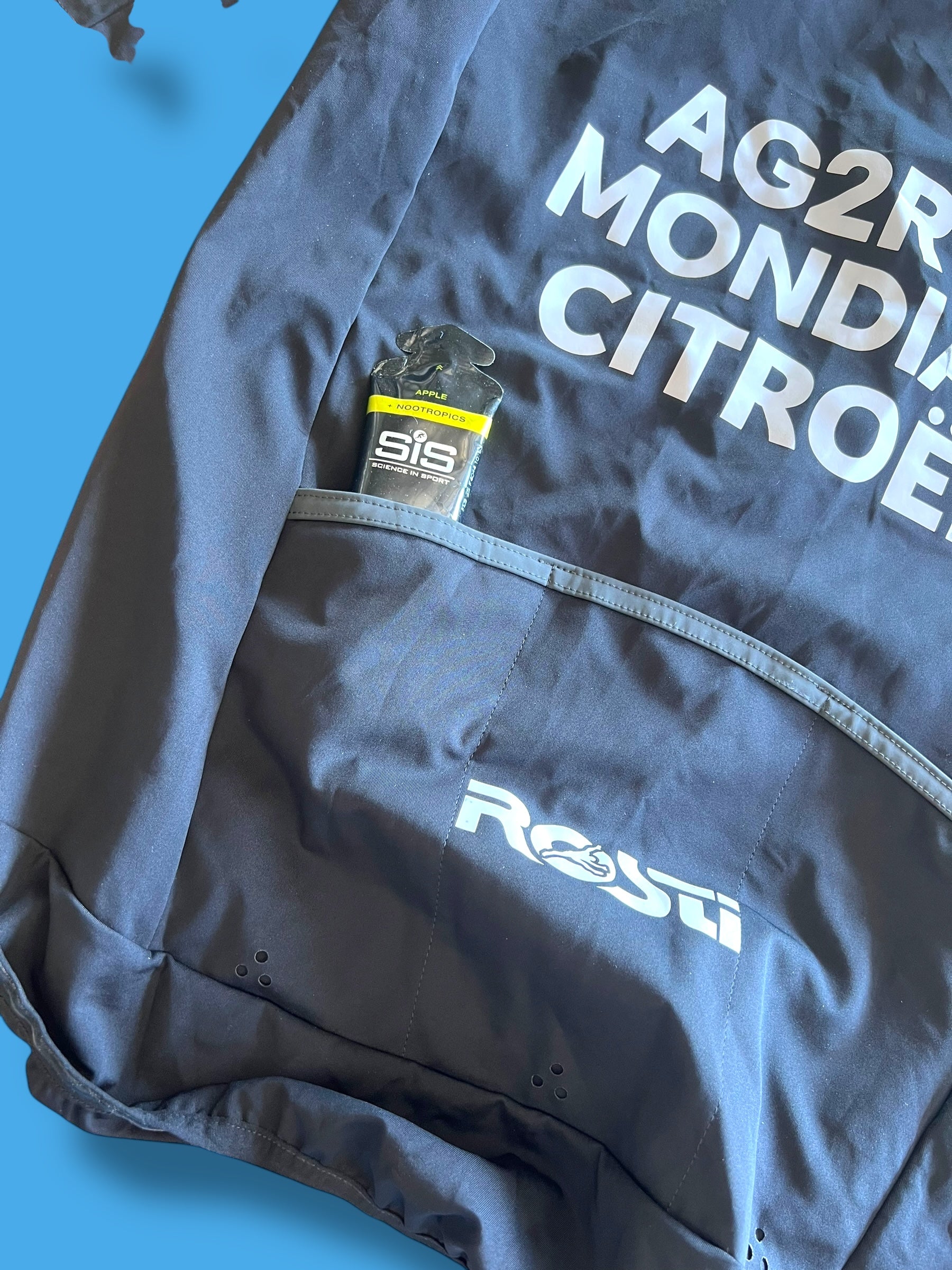 Rain Jacket Gabba Short Sleeve |Rosti|AG2R Citroen |Cycling