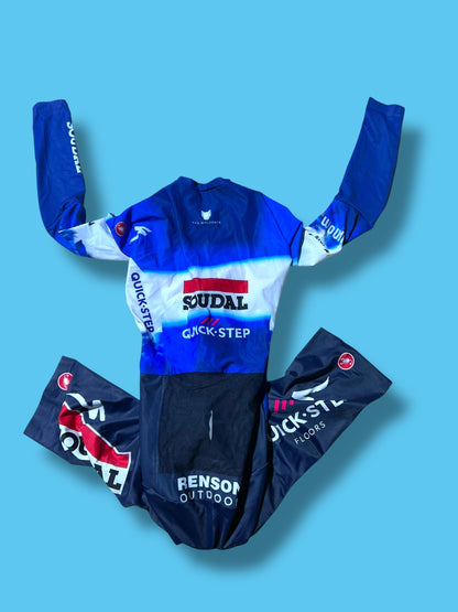 Bodypaint 4.x Speed Suit  TT Suit Time Trial Triathlon Aerosuit  Pro Rider Issued | Castelli |  Soudal Quick-Step Cycling Kit