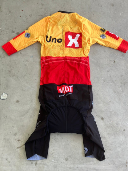 Uno-X | Bioracer Short Sleeve Aero Summer Road Suit | S | Pro-Issued Team Kit