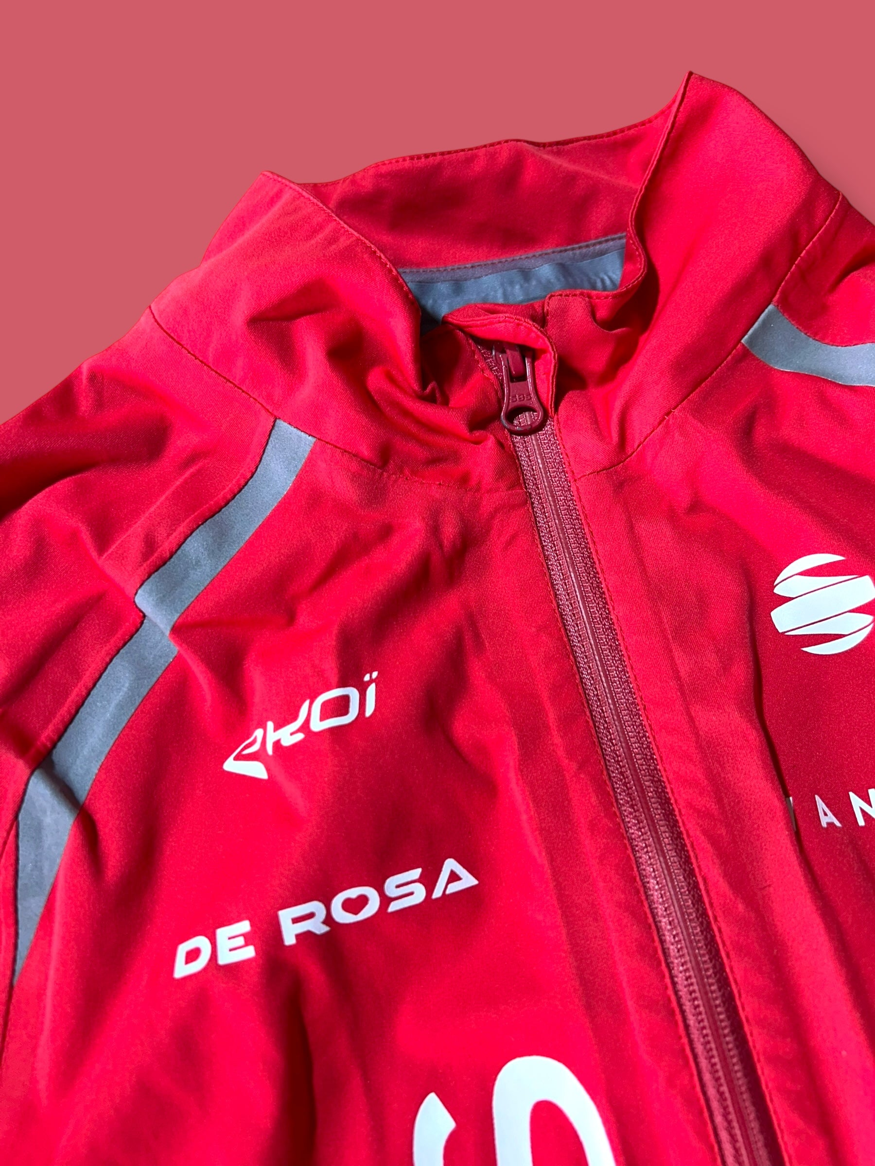 Thermal Rain Jacket Packable  Rider Issued Winter WIndstopper|  Van Rysel |  Cofidis| Pro Cycling Kit