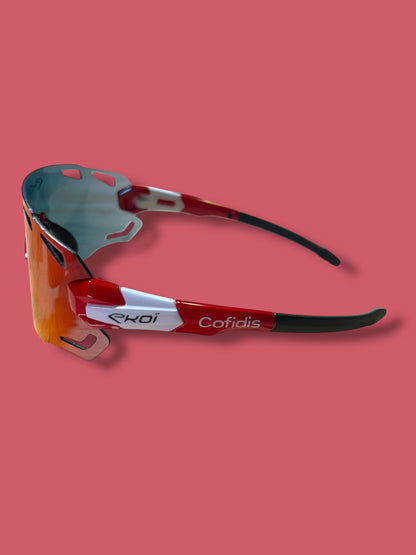 Sunglasses Riding Pro Rider Issued  Evo |  Ekoi |  Cofidis| Pro Cycling Kit
