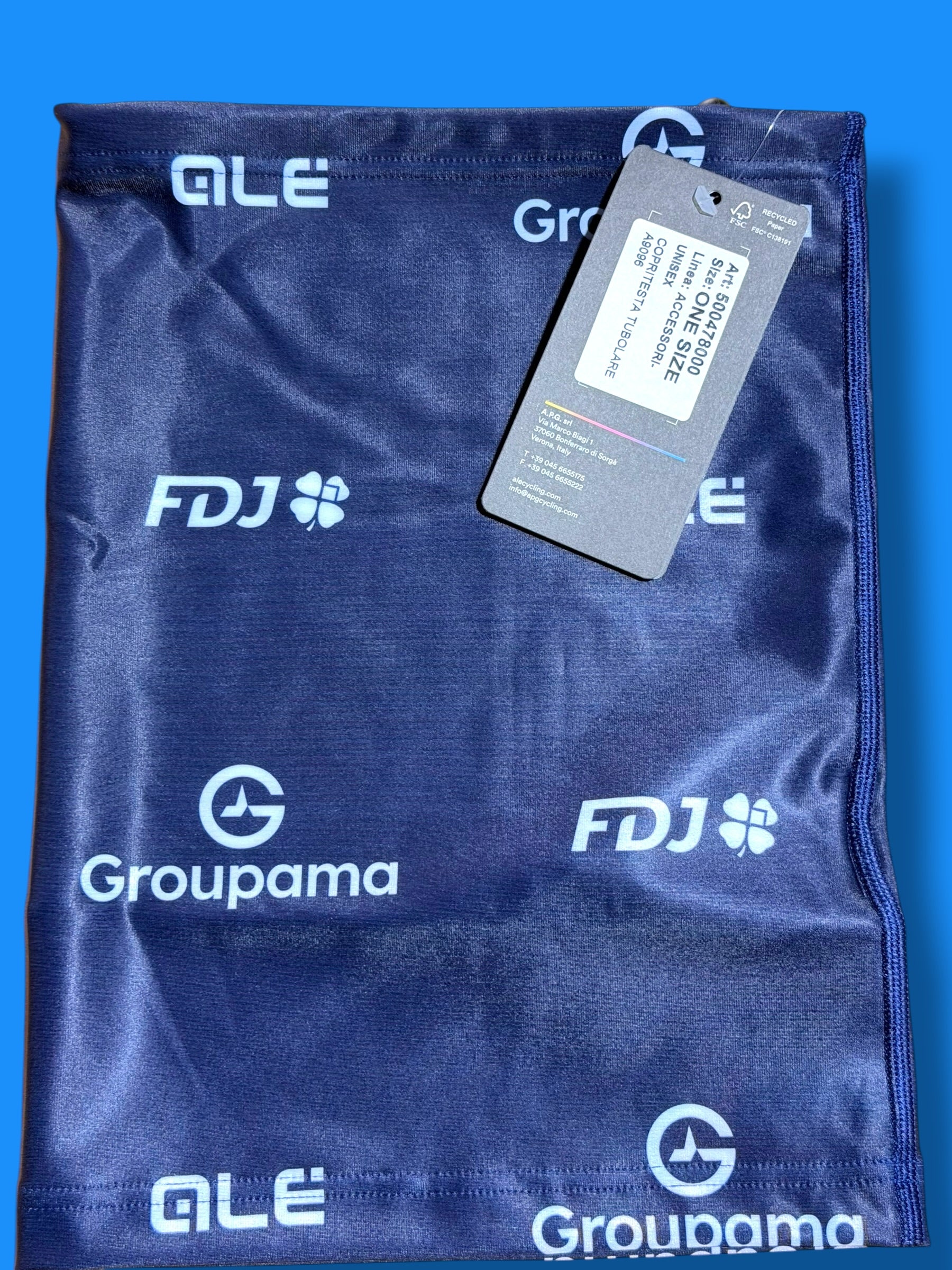 Neck Warmer Gaitor Tube|Ale|Groupama FDJ Francaise des Jeux